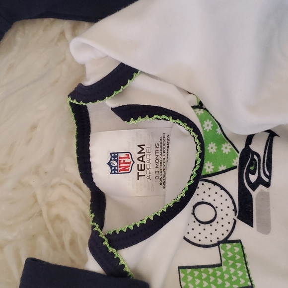 Seahawks Baby Onesie Bundle - 0-3M (EUC) - Picture 8 of 8